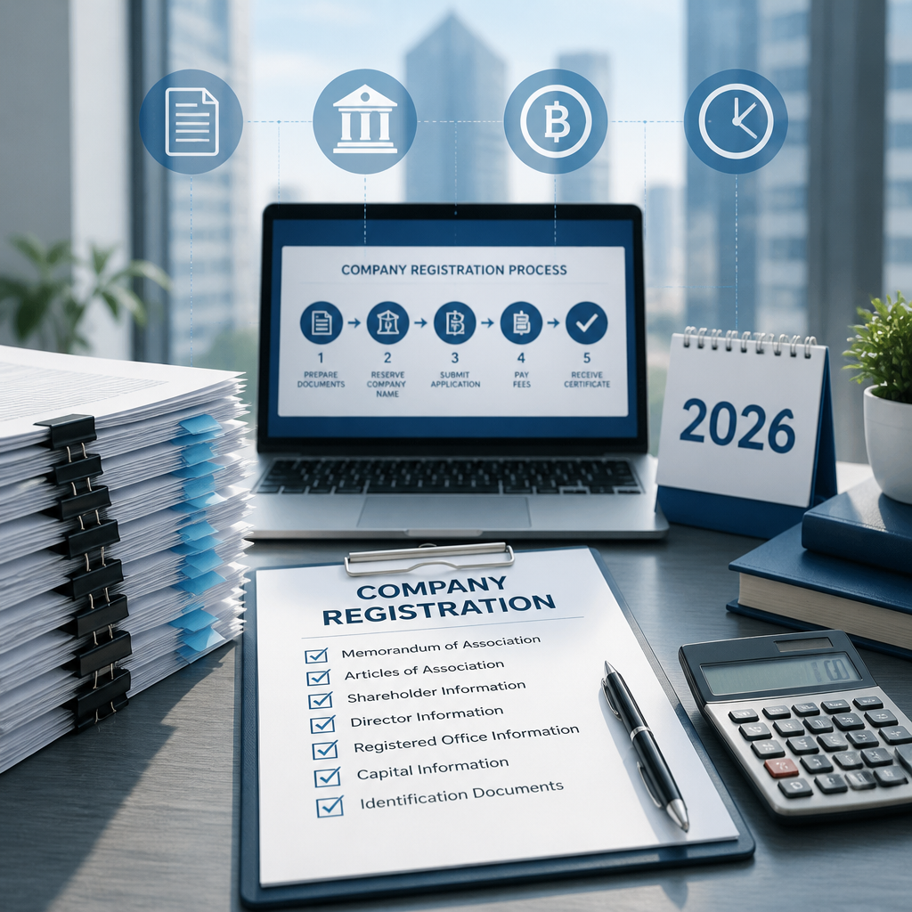 จดบริษัทใหม่ปี 2026 ต้องเตรียมเอกสารและมีค่าใช้จ่ายอะไรบ้าง?